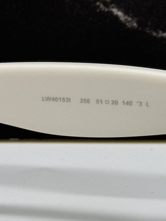 NEW LOEWE LW40153I 25E SUNGLASSES WHITE WOMEN EYEWEAR LOEWE main image 4